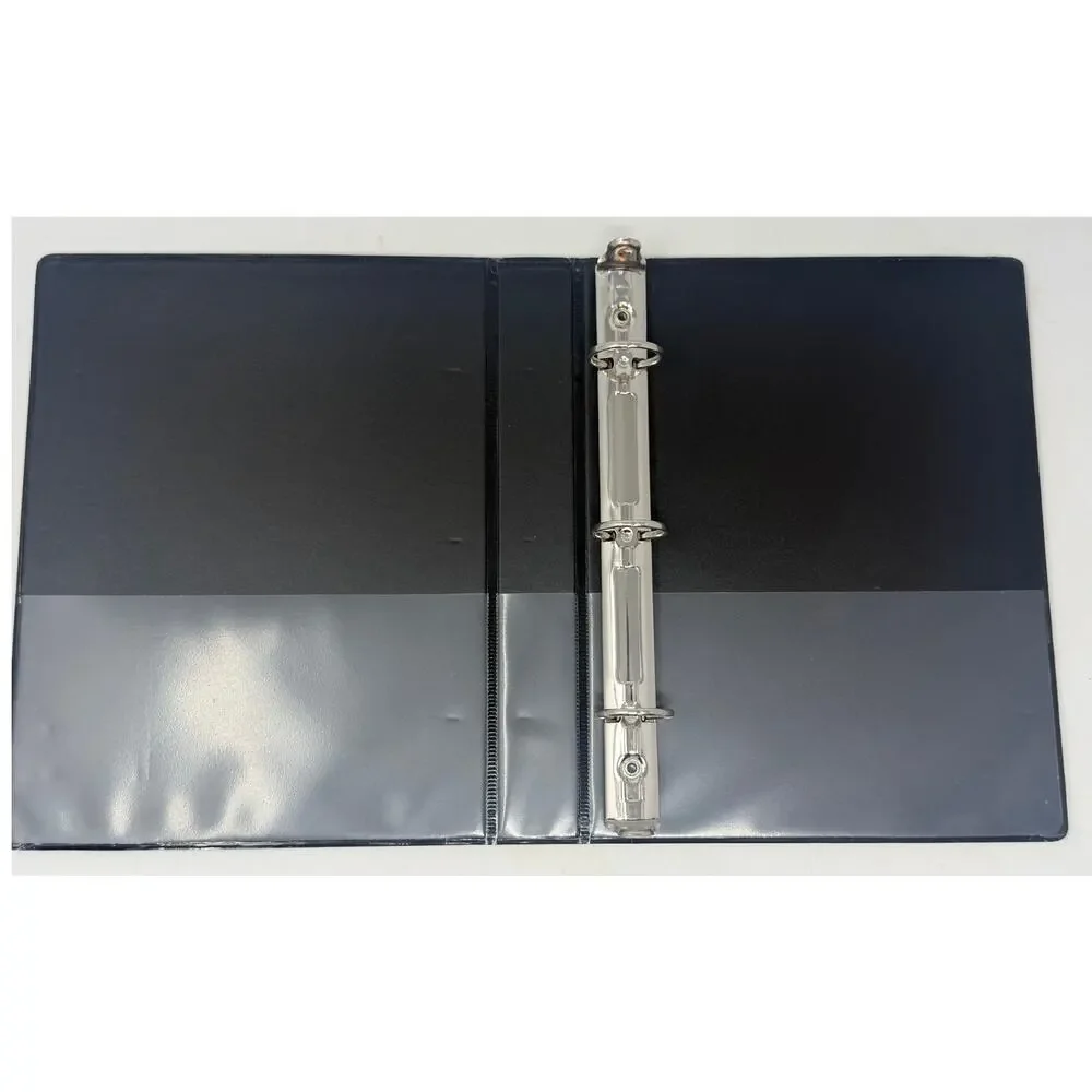 Pen Gear Black Mini Durable View 175 Sheet Capacity 1 inch Three Ring Binder